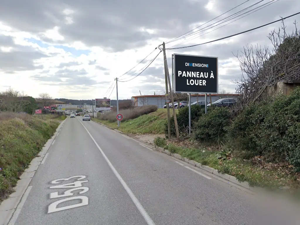 Panneau 8m² Rte d'Apt - Cabries