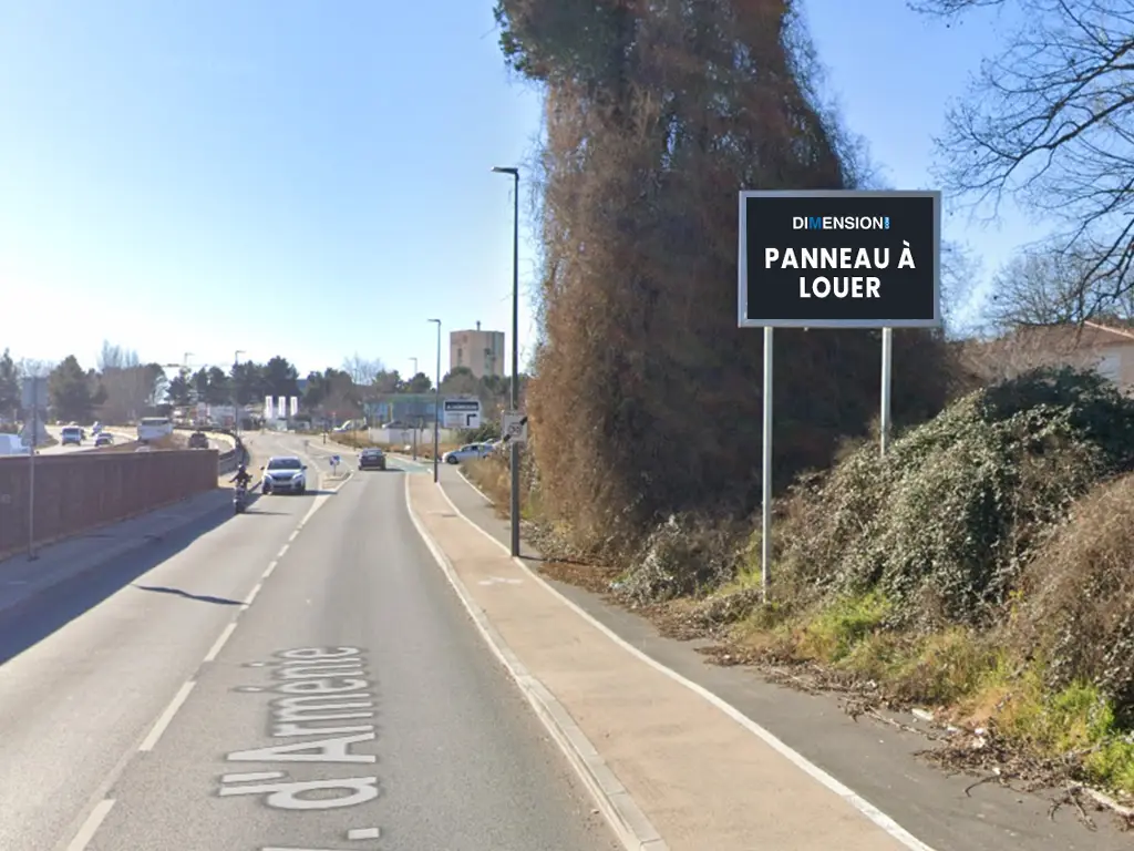 Panneau 4m² Av. d'Arménie - Gardanne
