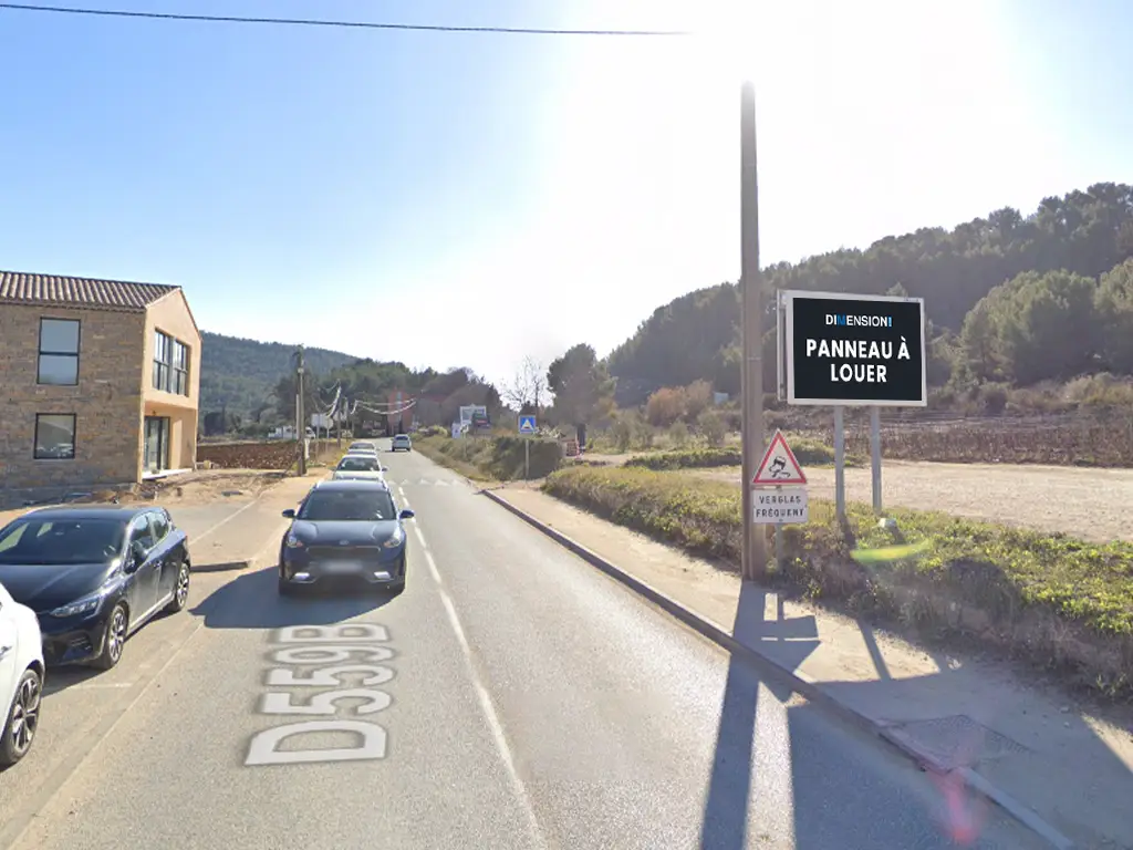 Panneau 4m² Chem. de la Cadière - La Cadiere d'Azur