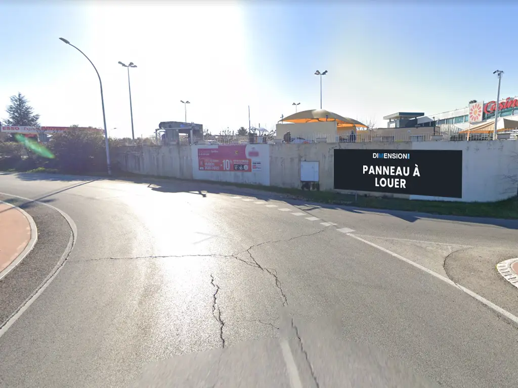 Panneau 8m² Av. Jean MONET - Lambesc