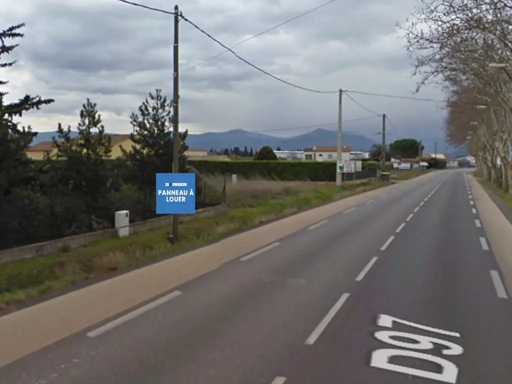 Panneau 1,5m² Rte de Toulon - Le Luc