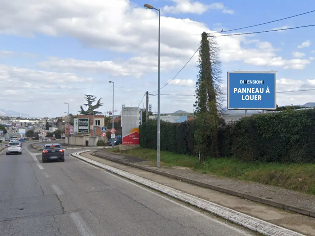 Panneau 8m² Tri-vision Av. du Plan de Campagne - Les Pennes-Mirabeau