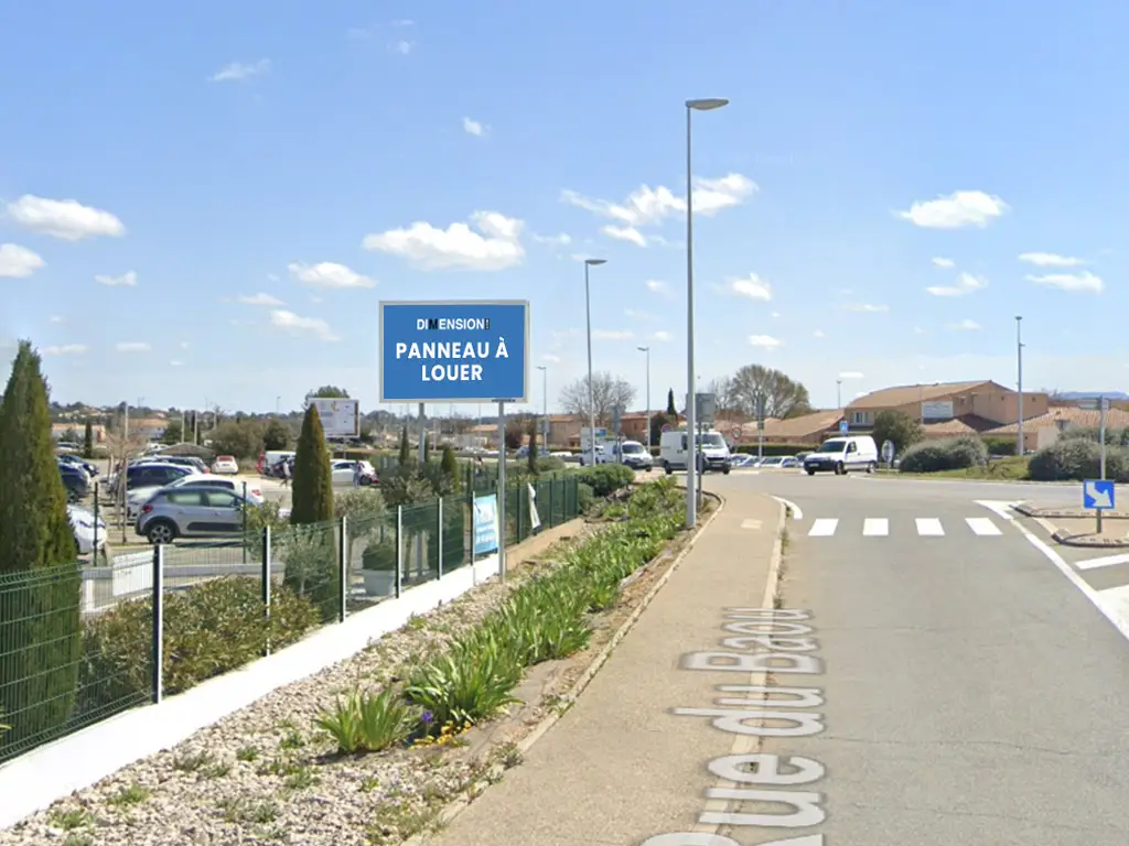 Panneau 4m² Rue du Baou - Saint-Maximin-la-Sainte-Baume