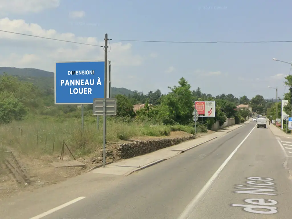 Panneau 8m² Rte de Nice - Saint-Maximin-la-Sainte-Baume