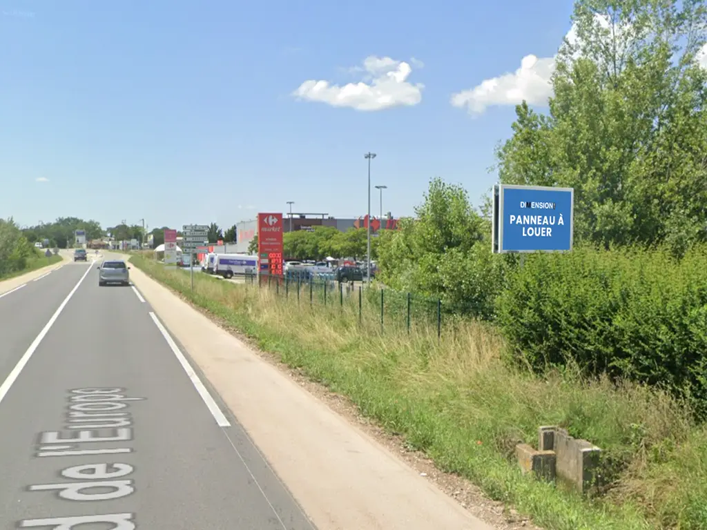 Panneau 4m² Bd de l'Europe - Trets