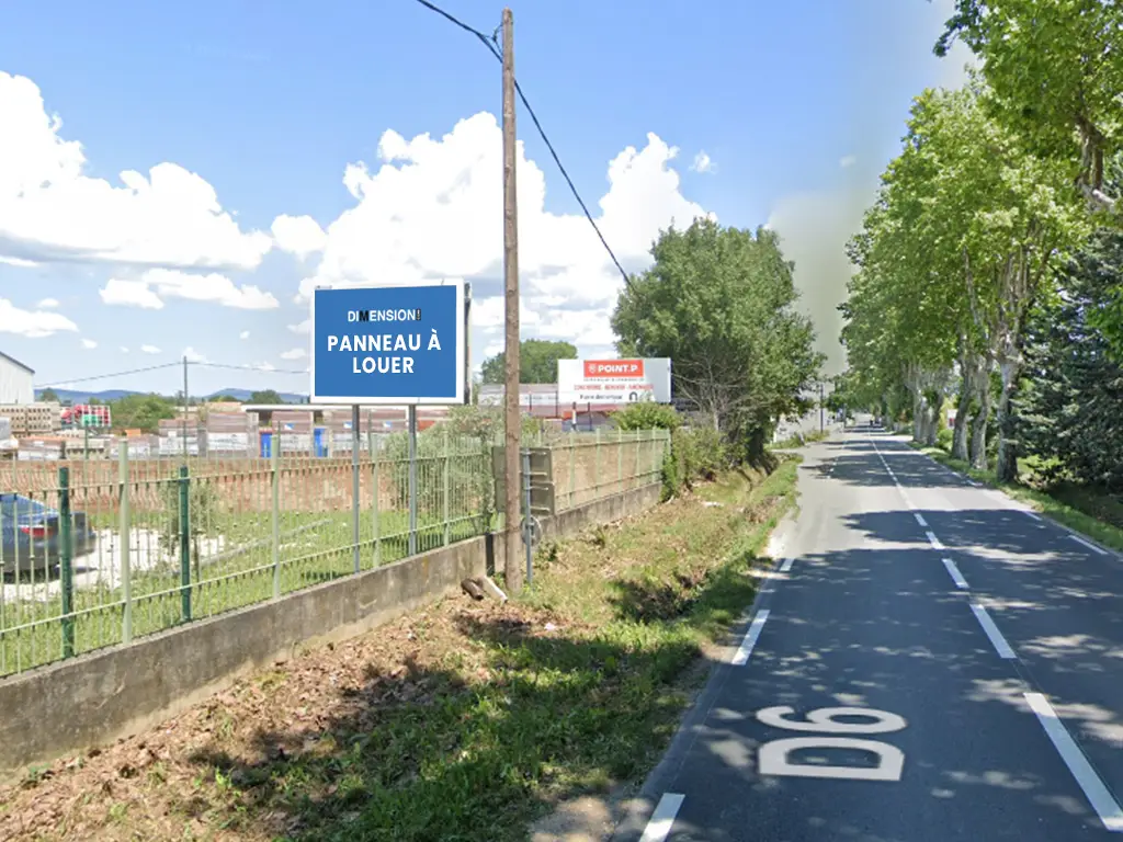 Panneau 4m² Rte de Saint-Maximin - Trets