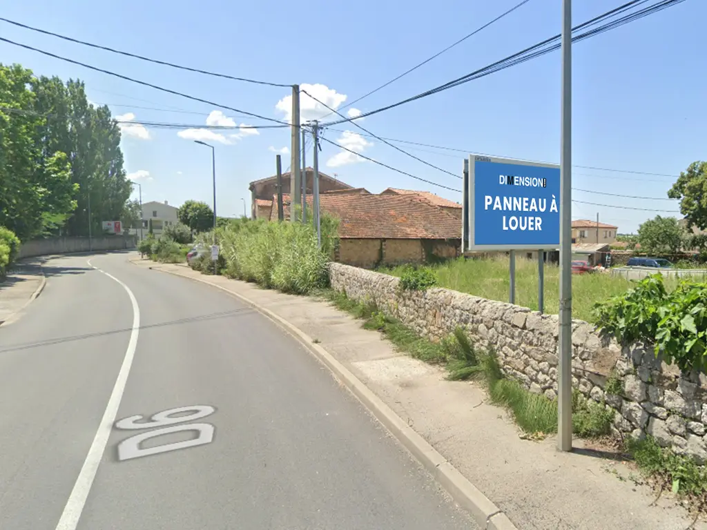 Panneau 4m² Rte de Saint-Maximin - Trets