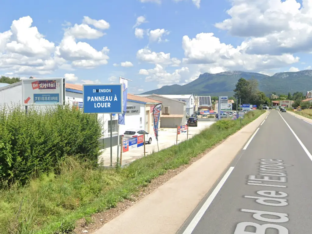 Panneau 4m² Bd de l'Europe - Trets