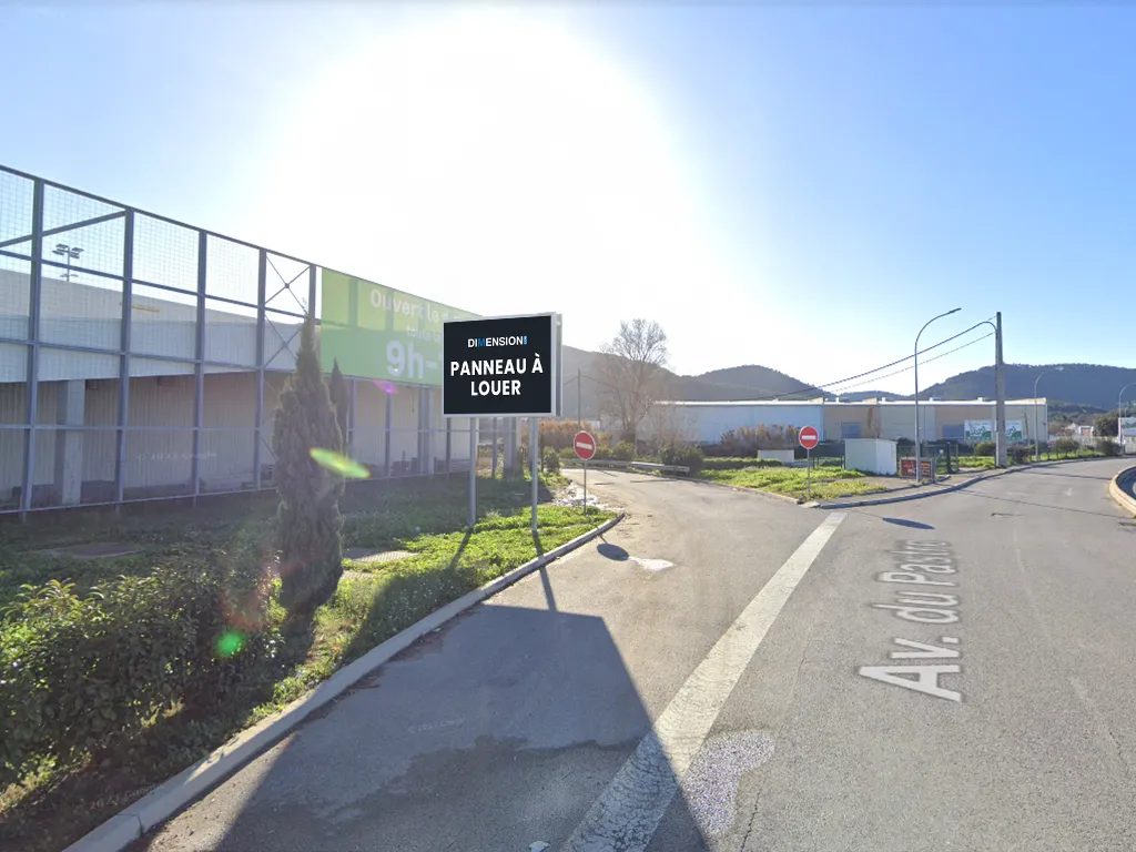 Panneau 8m² Av. du Pastre - Aubagne