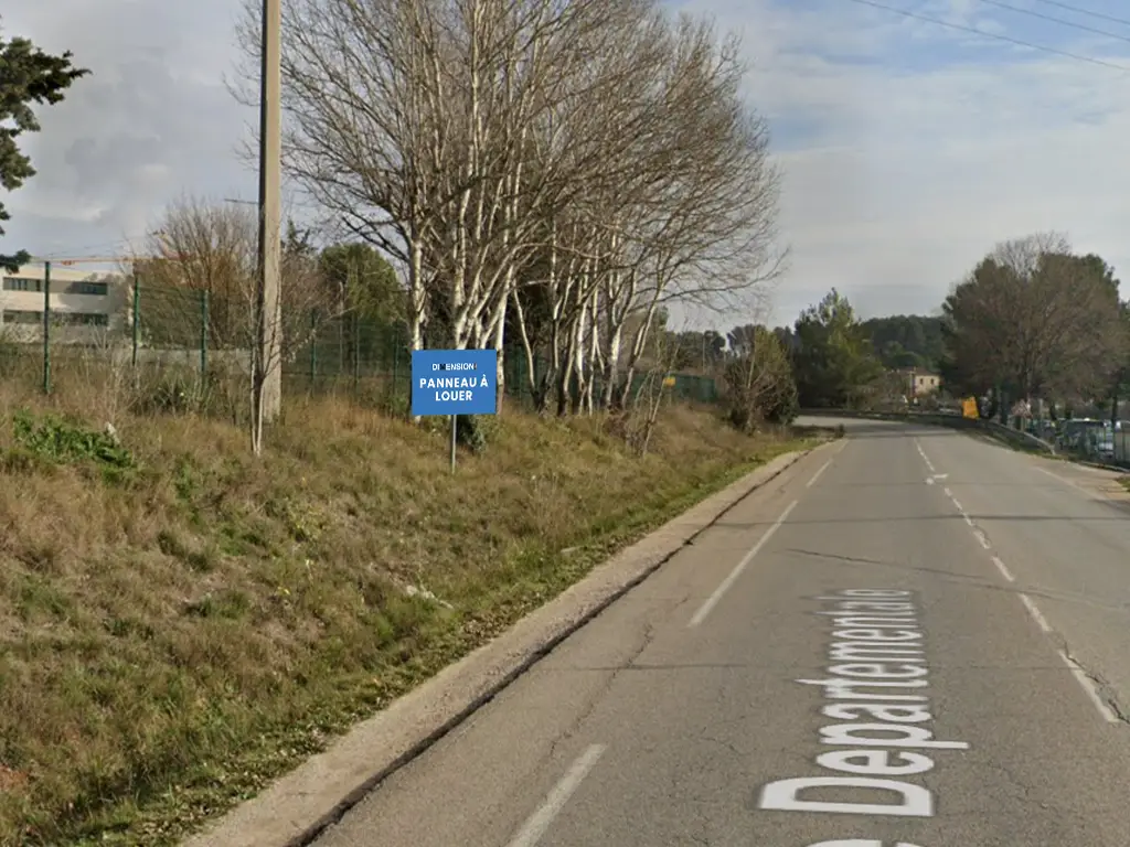 Panneau 1,5m² Rte Departementale - Gardanne