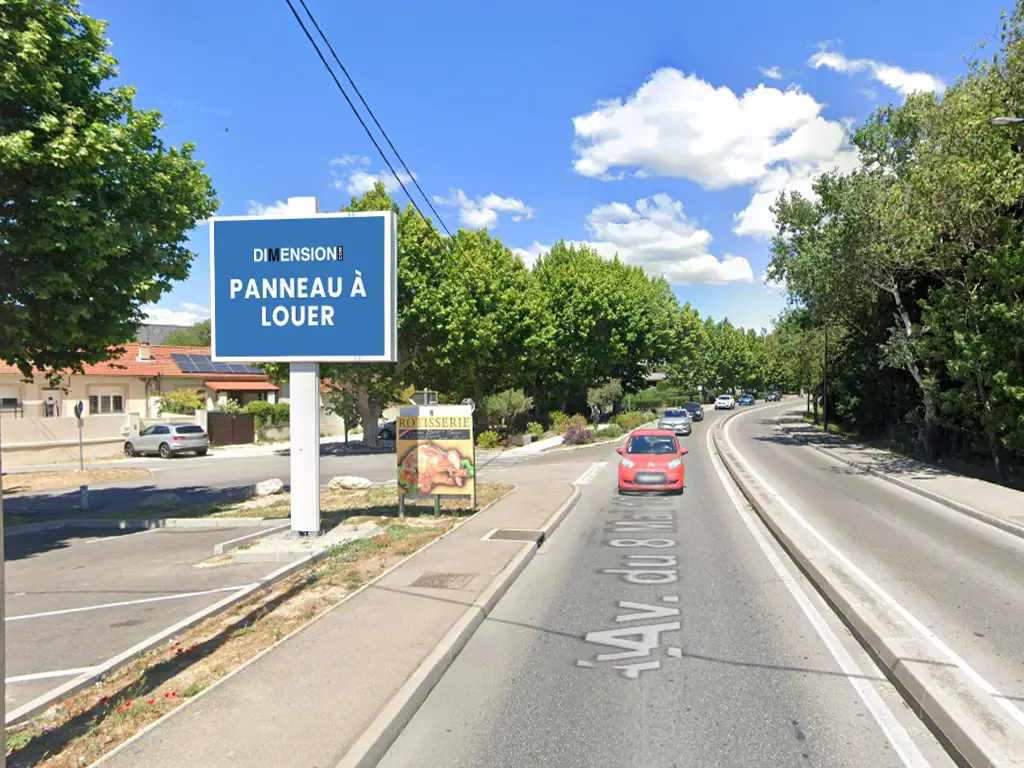 Panneau 8m² Av. du 8 Mai 1945 - Marignane