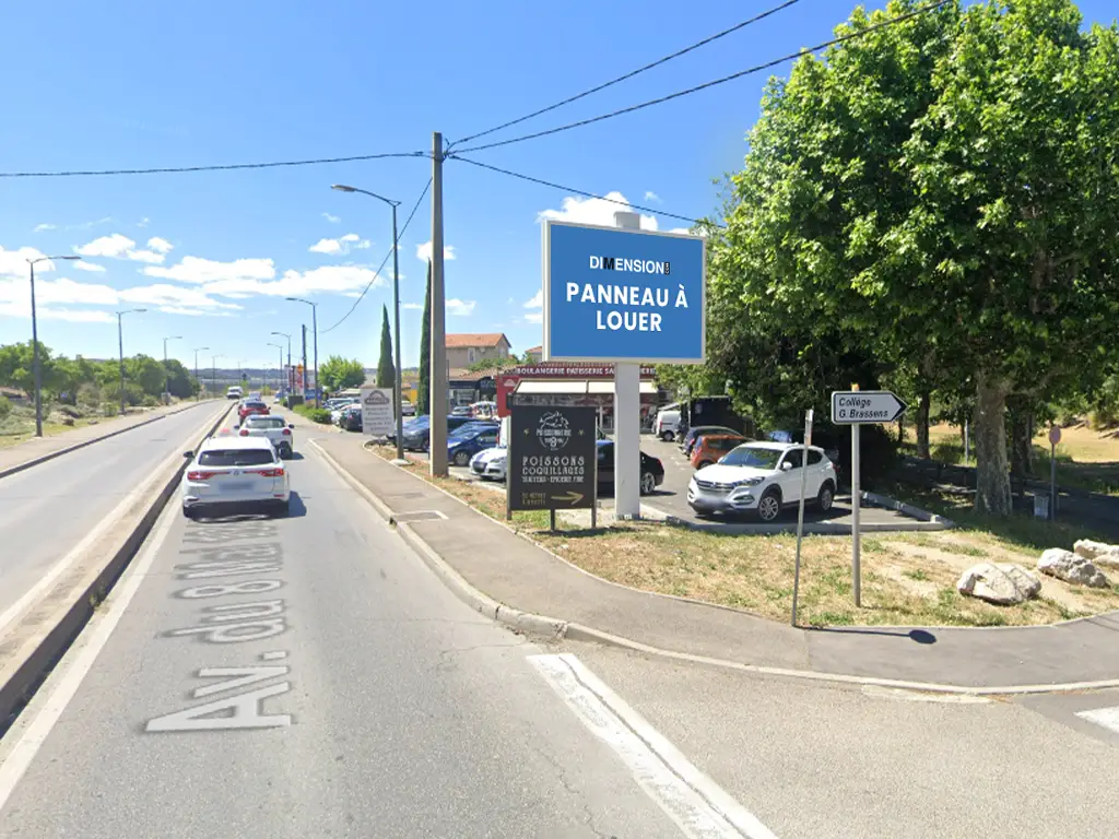 Panneau 8m² Av. du 8 Mai 1945 - Marignane