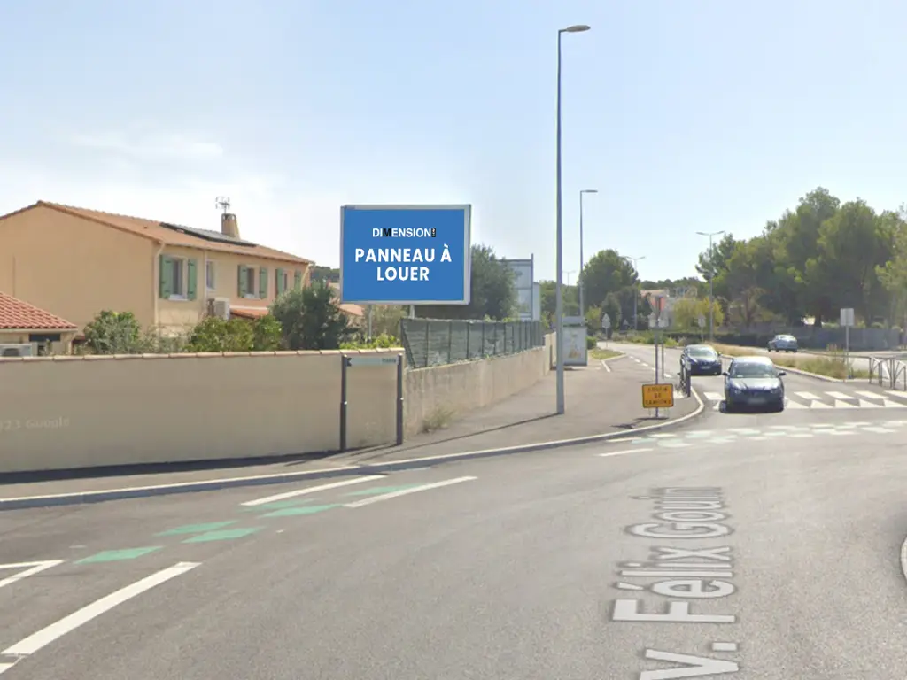 Panneau 8m² Av. Félix Gouin - Istres