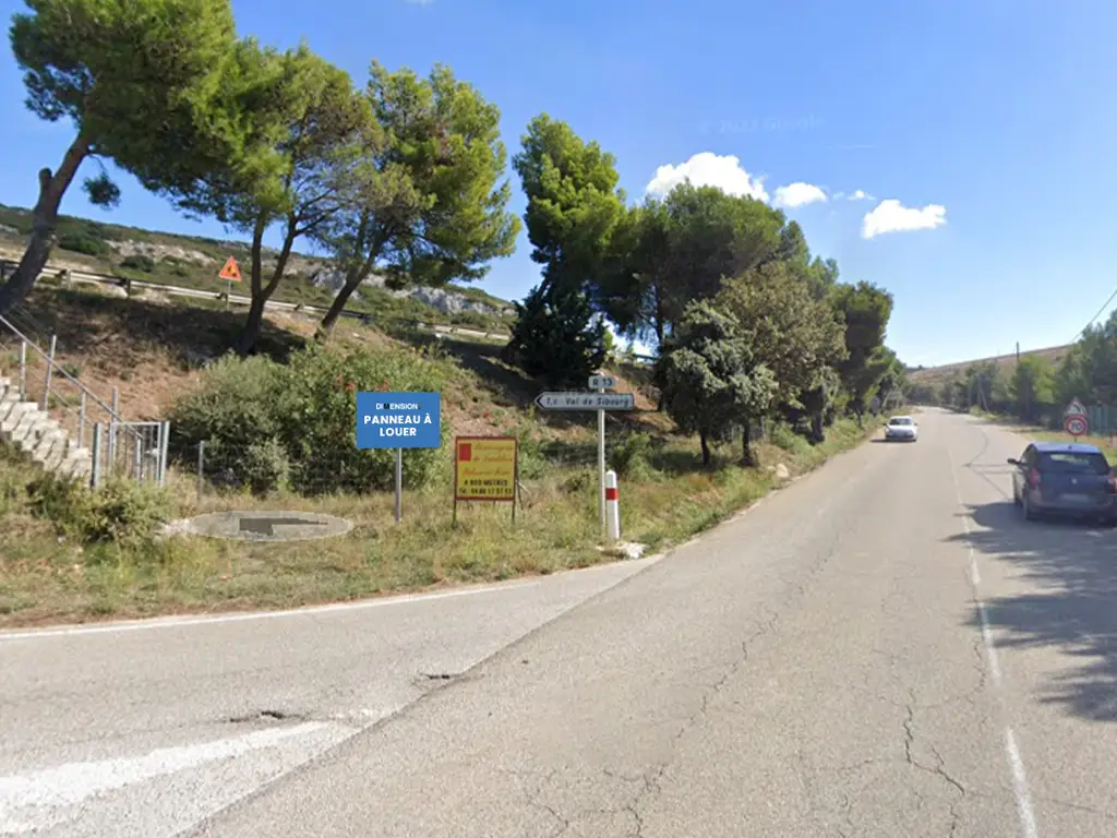 Panneau 1,5m² Rte de Coudoux - La Fare les Oliviers