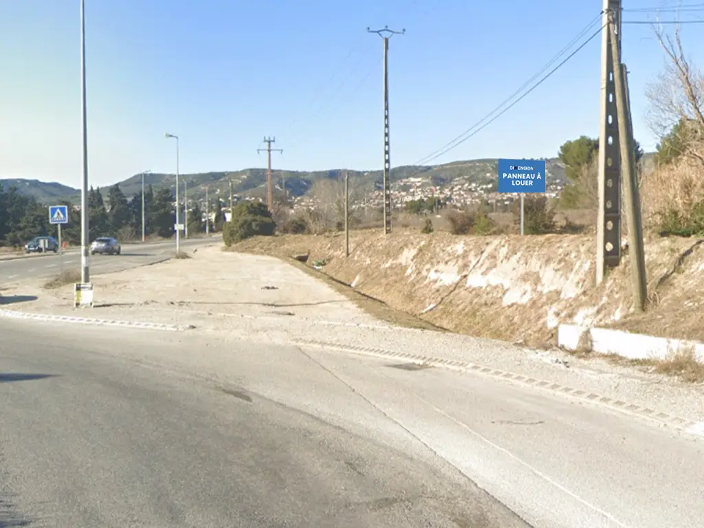 Panneau 1,5m² Rte d'Arles - La Fare les Oliviers