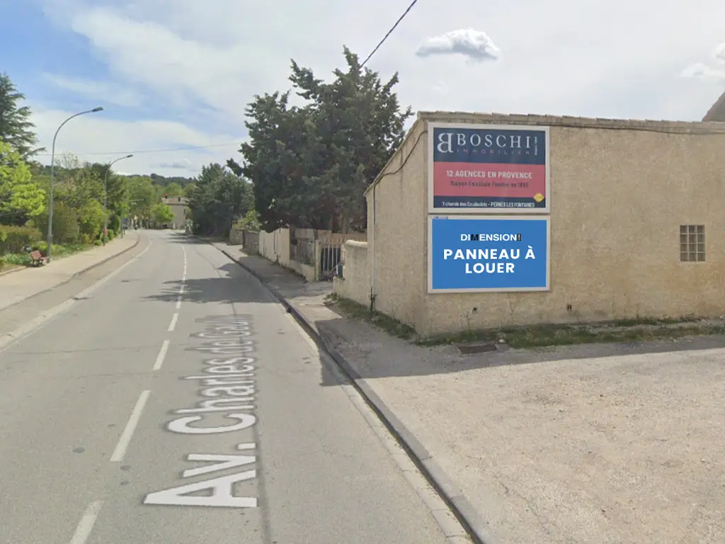 Panneau 4m² Av. Charles de Gaulle - Pernes-les-Fontaines