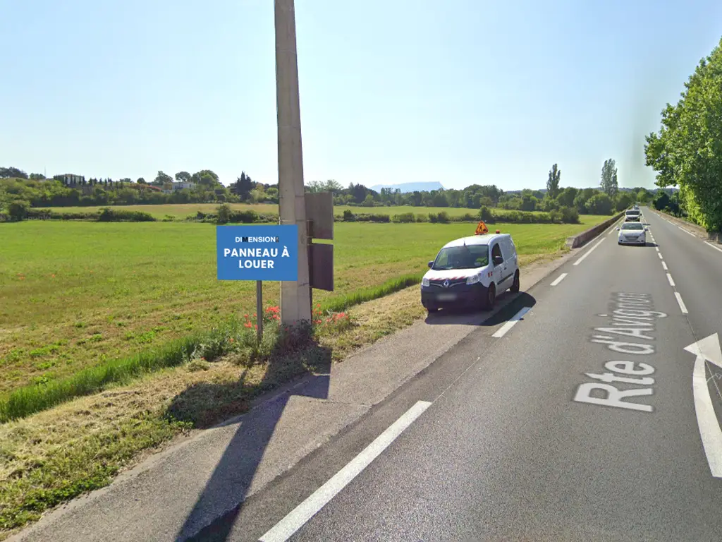 BIS Panneau 1,5m² Rte d'Avignon - Aix en Provence