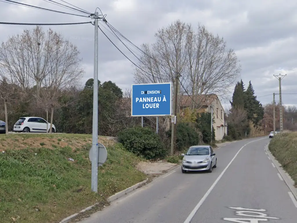 Panneau 8m² Rte d'Apt - Cabries