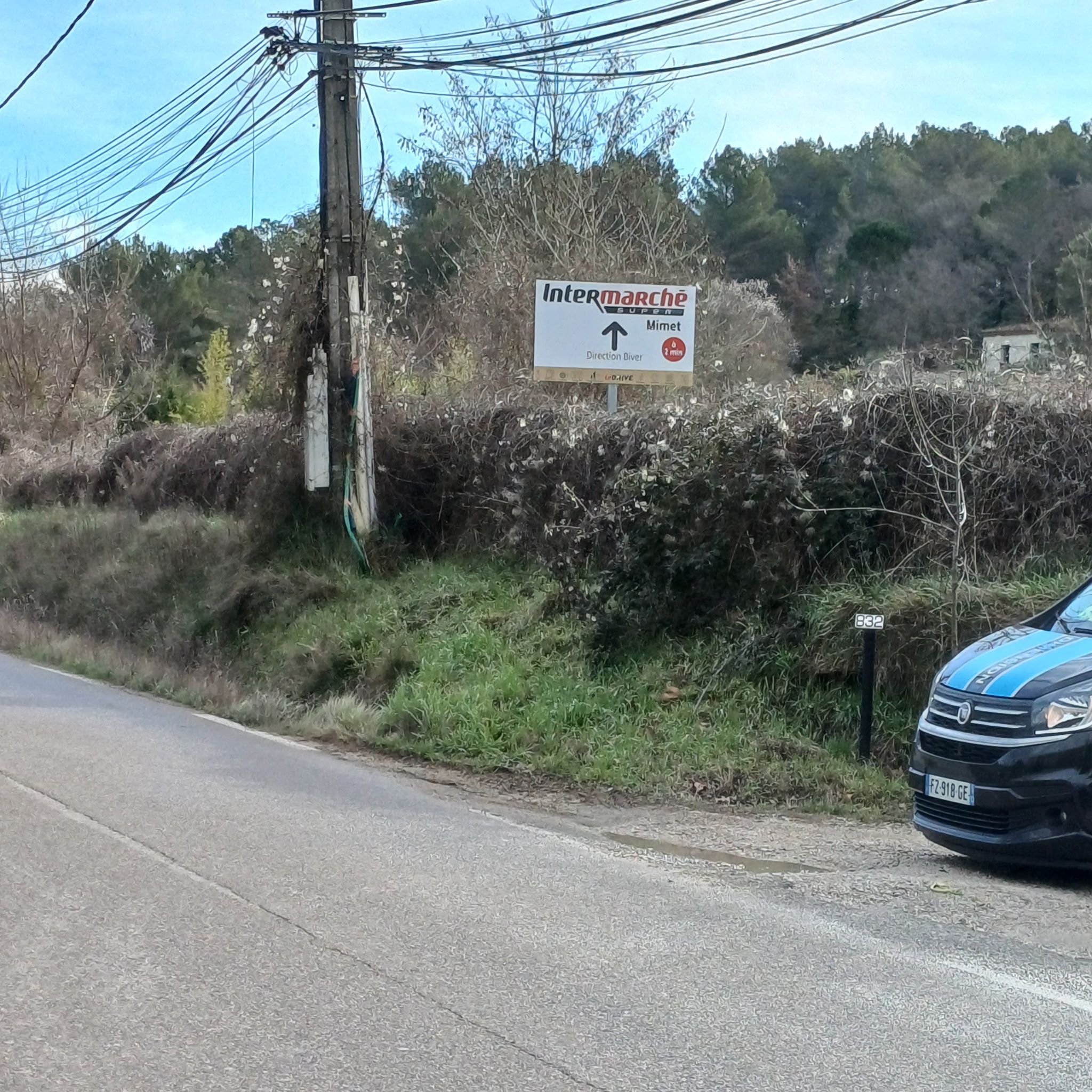 Panneau 1.5m² Route de Mimet 13109 - SIMIANE