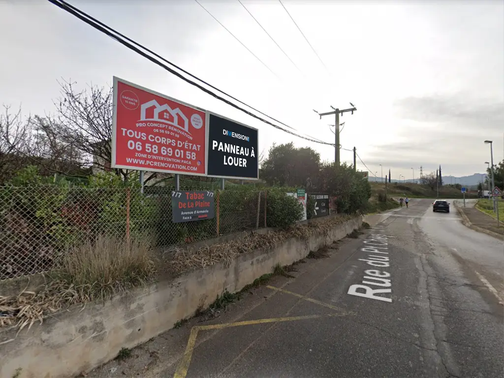 Panneau 8m² Petit Chemin d'Aix - Gardanne