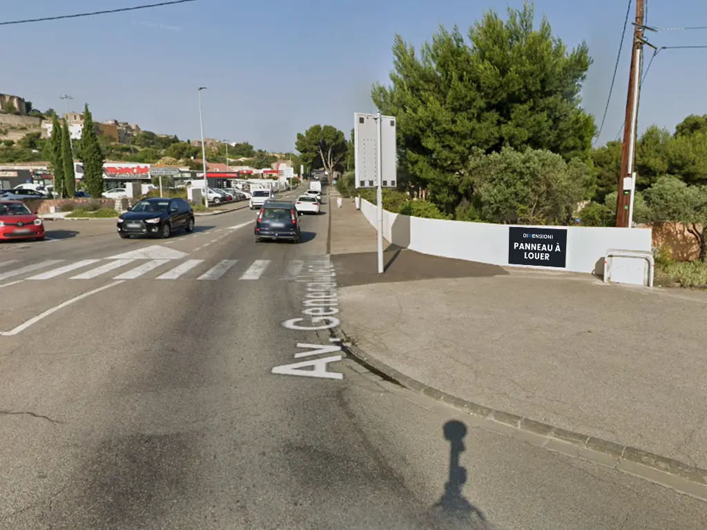 Panneau 1,5m² Av. General Leclerc - Lançon-Provence