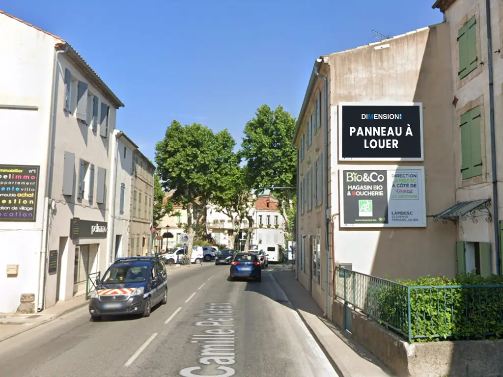 Panneau 4m² Av Camille Pelletan - Saint-Cannat