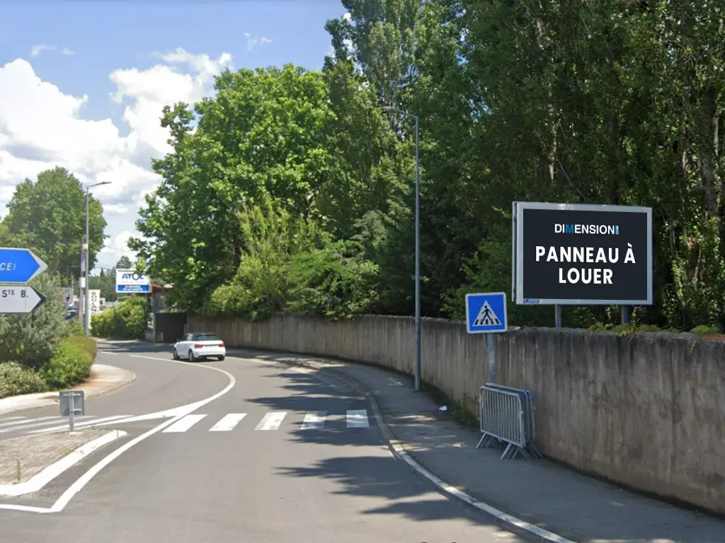 Panneau 4m² Rte de Saint-Maximin - Trets