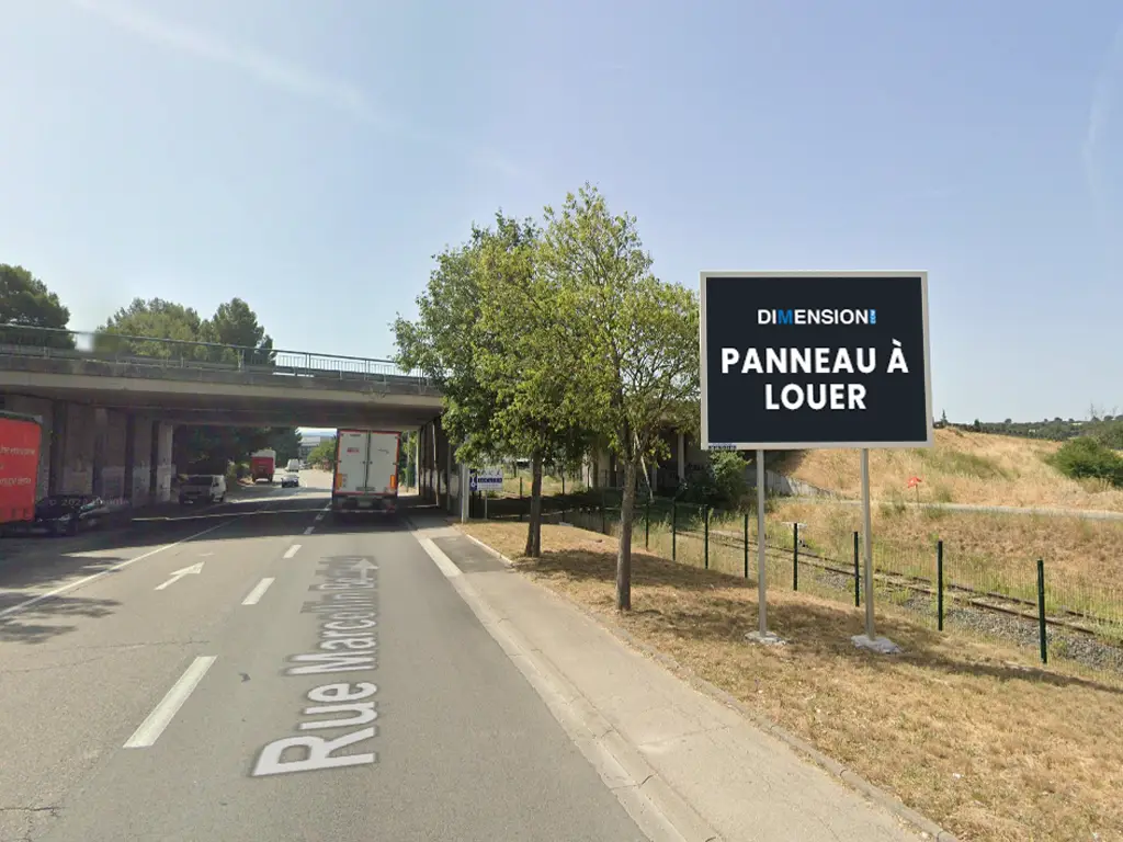 Panneau 8m² Rue Marcellin Berthelot - Aix en Provence